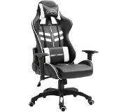 vidaXL Gamestoel kunstleer wit