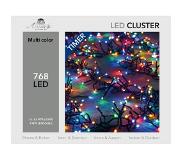Blokker Cluster Lights 768 Lampjes 4,5m Led Multi 4m Aanloopsnoer Zwart Bibui Transformator Cluster Lights Coenbakker