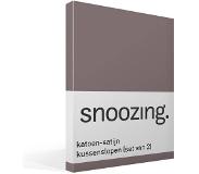 Snoozing katoen-satijn kussenslopen (set van 2)