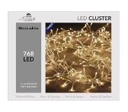 Blokker Cluster Lights 768 Lampjes 4,5m Led Warm Wit 4m Aanloopsnoer Transparant Bibui Transformator Cluster Lights Coenbakker