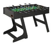 vidaXL Voetbaltafel inklapbaar 121x61x80 cm zwart