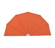 vidaXL Terrasscherm inklapbaar 160 cm terracottakleurig
