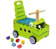 I'm Toy Loop/duwwagen Krokodil - Groen