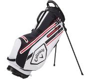 Callaway Chev Stand Bag Wit Zwart Rood