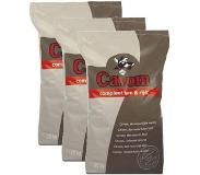 Cavom compleet lam/rijst hondenvoer 3x 20 kg