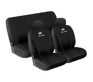 Simoni Racing Stoelhoezenset Daisy - Zwart - 8-delig