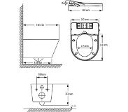 Schutte Diepspoeltoilet MANETTI (set)
