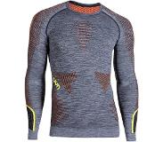 UYN Ondershirt Uyn Men Ambityon L/S Melange Black Melange Orange Yellow-L / XL