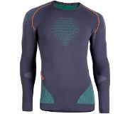 UYN Ondershirt UYN Men Evolutyon Long Sleeves Charcoal Green Orange Shiny-L / XL