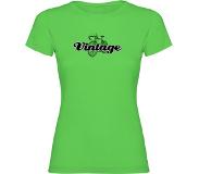 Kruskis Vintage Short Sleeve T-shirt Groen M Vrouw
