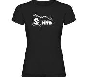 Kruskis Extreme Mtb Short Sleeve T-shirt Zwart S Vrouw
