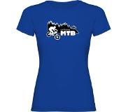 Kruskis Extreme Mtb Short Sleeve T-shirt Blauw M Vrouw