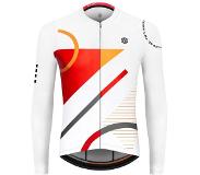Siroko M2 Finish Line Long Sleeve Jersey Wit XL Man