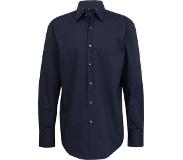 HUGO BOSS Heren Hemden H-hank-kent0c1-214 - Zwart - Maat 40