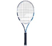 Babolat Tennisracket Babolat Women Evo Drive Lite White Blue 2021 (Bespannen)-Gripmaat L3