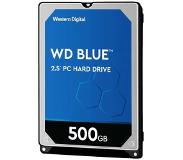 Western Digital WD Blue WD5000LPZX - Vaste schijf - 500 GB - intern - 2.5" - SATA 6Gbs - 5400 tpm -buffer: 128 MB
