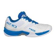 NOX AT10 Lux Heren - Sportschoenen - Padel - Smashcourt - White/Blue