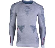 UYN Ondershirt Uyn Men Ambityon L/S Melange White Melange Avio Bordeaux-S / M