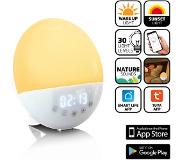 Lenco - Wekkerradio met Wake Up Light - Wit - CRW-110WH