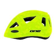 One helm Racer xs/s geel