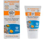 Alphanova sun Sun getinte zonnebrand SPF50 tegen zonne allergie (50g)