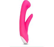 Blush Hop Cottontail roterende duo vibrator