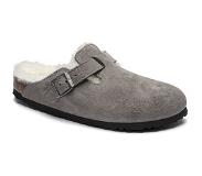 Birkenstock Klomp Birkenstock Unisex Boston Sherling Narrow Stone Coin-Schoenmaat 43