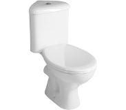 Aqualine Clifton staand hoektoilet wit