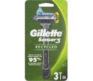 Gillette Sensor3 Recycled Wegwerpmesjes 3 stuks