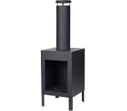 Relaxwonen - Sfeerhaard - Tuinhaard - Vuurkorf - Zwart - 30x30x100 cm
