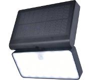 Lutec Wandlamp op zonne-energie met bewegingsmelder TUDA 6935501330 LED 8.5 W Zwart