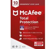 McAfee Total Protection 1 jaar / 10 apparaten + McAfee VPN Premium 1 jaar / 5 apparaten - Nederlands - PC/Mac/iOS/Android Download