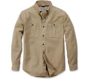 Carhartt Blouse Carhartt Men Lw Rigby Solid L/S Shirt Dark Khaki-L