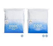 Vitality Pur Set van 2 verkoelende kussenslopen Cold | Vitality Pur polyester wit 60x70 cm kussenslopen | NADUVI