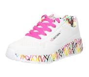 SKECHERS Uno Lite - Lovey Luv Meisjes Sneakers - Multicolour - Maat 35