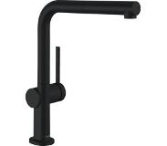 Hansgrohe Talis M54 ééngreeps keukenmengkraan met draaibare en uittrekbare uitloop 29,6 cm, mat zwart