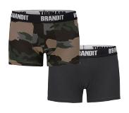 Brandit Logo Boxer 2 Units Groen L Man