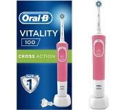 Braun Oral-b Elektrische Tandenborstel Vitality 100 Roze - 1 Poetsstand