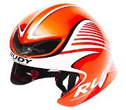 Rudy project Wing57 Fietshelm, red fluo / white (shiny) S-M | 54-58cm 2019 Triathlon helmen