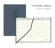 Brepols Agenda 2022-2023 - Week per 2 pagina - 16 maanden - Bretime 16M - Nature - Blauw - 14,8 x 21 cm - Brepols