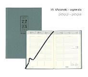 Brepols Agenda 2022-2023 - Week per 2 pagina - 16 maanden - Bretime 16M - Nature - Groen - 14,8 x 21 cm - Brepols