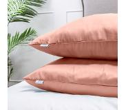 Luna Bedding 2-PACK Kussenslopen Luna Uni Kleur: Terra, 60 x70 cm