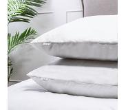 Luna Bedding 2-PACK Kussenslopen Luna Uni Kleur: Wit, 60 x70 cm