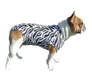Medical Pet Shirt Hond Zebra Print - L