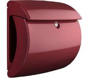 BURG-WÄCHTER Brievenbus Piano Bordeaux Rood met Lampje
