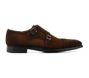 Magnanni Man Leren Gespschoenen 16016 - Cognac combi | Maat 45+