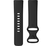 Fitbit Charge 5 Siliconen Bandje Zwart L