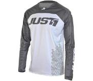 JUST1 J-force Terra Long Sleeve T-shirt Wit,Grijs M