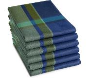 DDDDD Theedoek Madras 60x65cm Blauw Per 6 Stuks blauw DDDDD Thee- en keukendoek