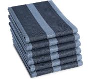 DDDDD Theedoek Baxter 60x65cm Denim Per 6 Stuks Blauw blauw DDDDD Thee- en